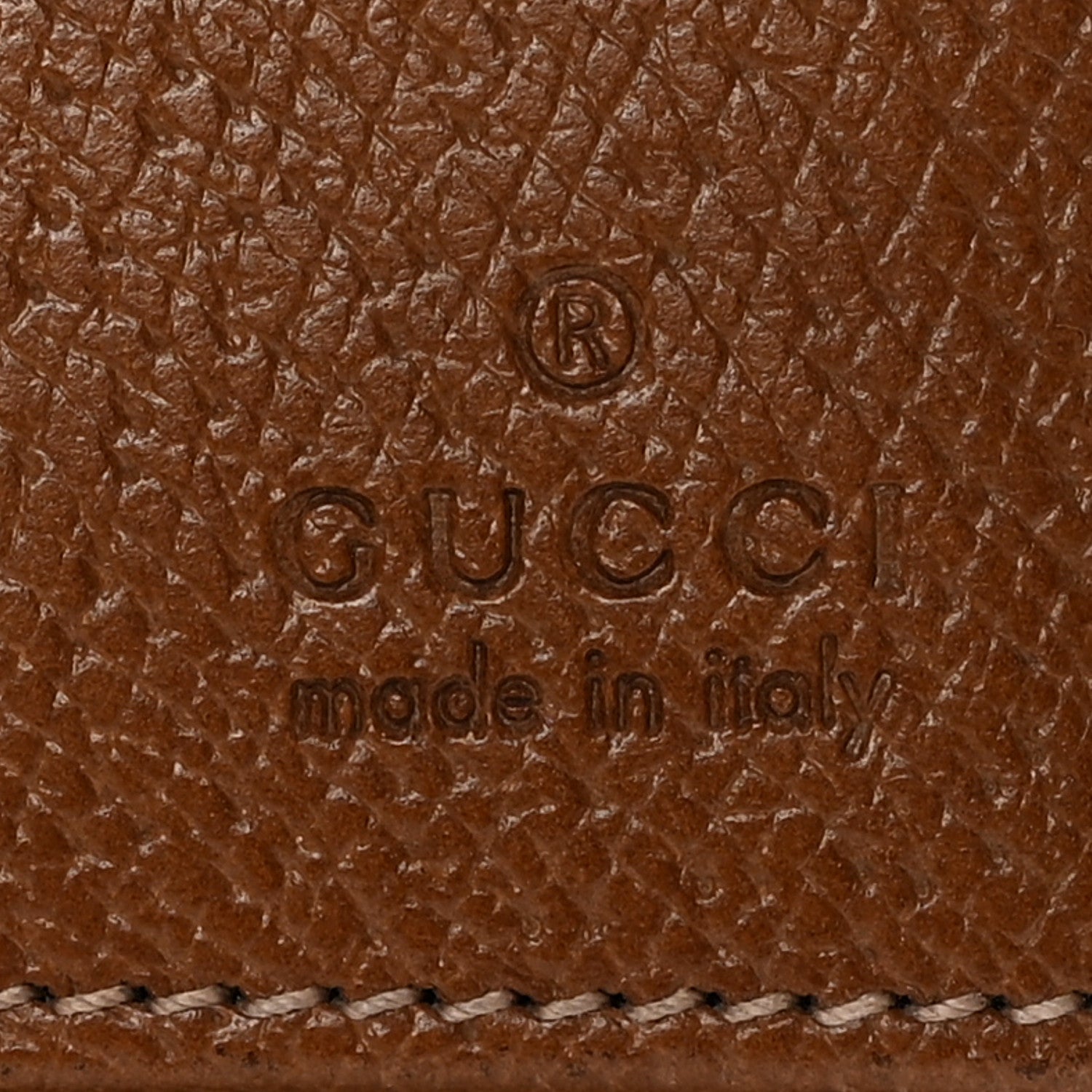 Gucci Calfskin GG Supreme Monogram Continental Wallet Beige Ebony 6 of 11