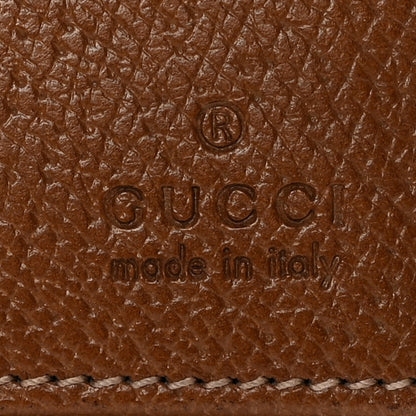 Gucci Calfskin GG Supreme Monogram Continental Wallet Beige Ebony 6 of 11