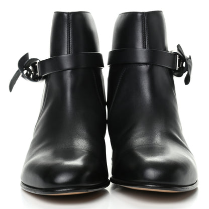 Hermes Calfskin Neo Low Boots 37.5 Black 2 of 9