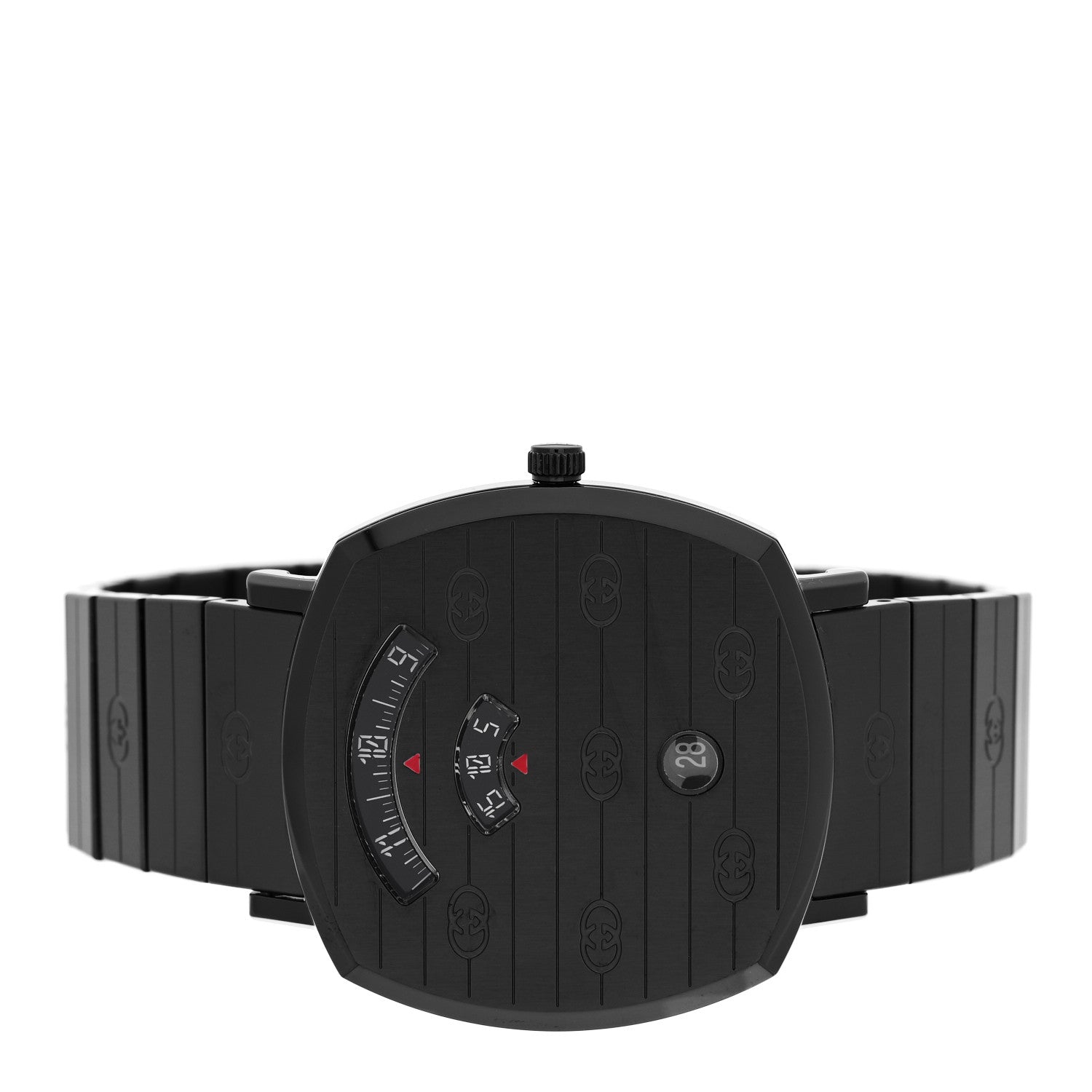 Gucci PVD Stainless Steel 38mm Grip Quartz Watch Black 2 of 4