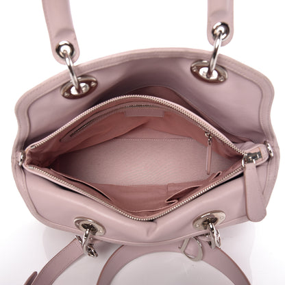 Christian Dior Lambskin Cannage Medium Granville Tote Pink 6 of 28