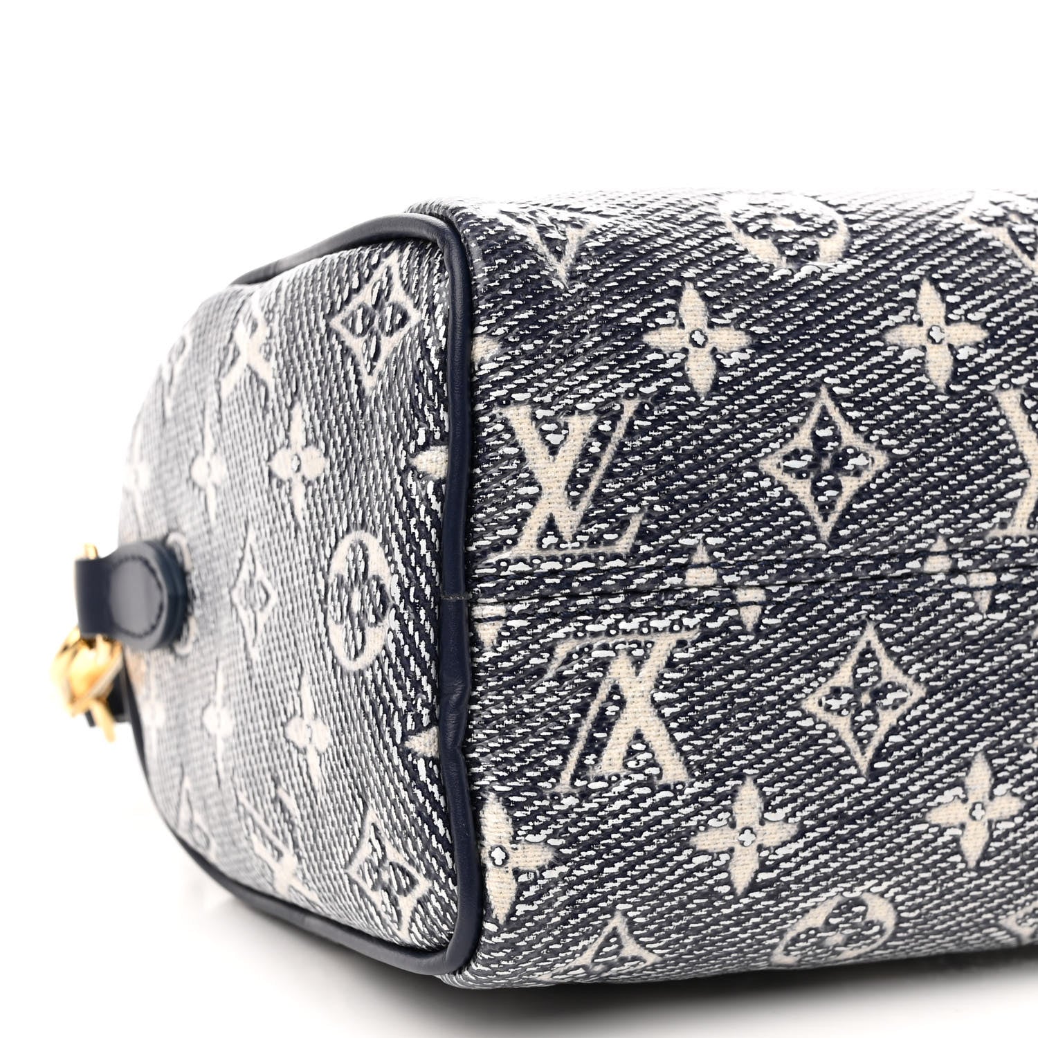 Louis Vuitton Monoglam Speedy Bandouliere 20 Blue 8 of 9