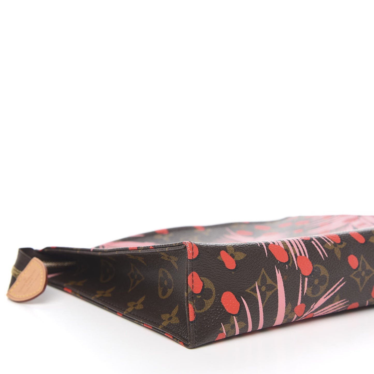 Monogram Jungle Dots Toiletry Pouch 26 Sugar Pink Poppy