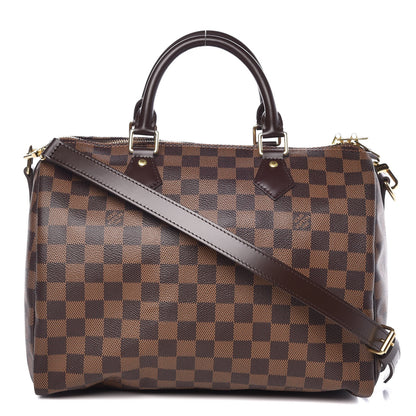 Louis Vuitton Damier Ebene Speedy Bandouliere 30 1 of 9