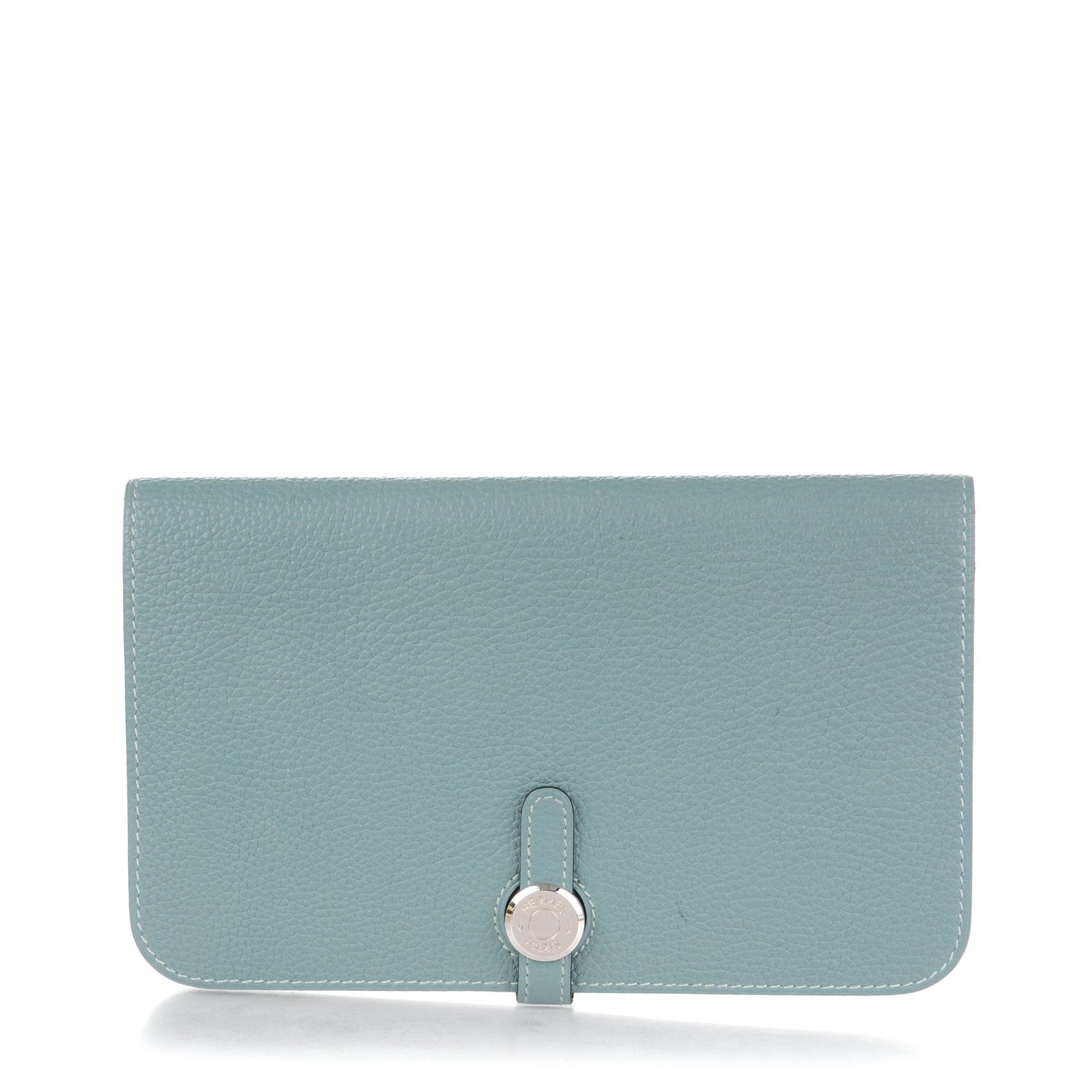 Hermes Togo Dogon Duo Wallet Ciel 1 of 9