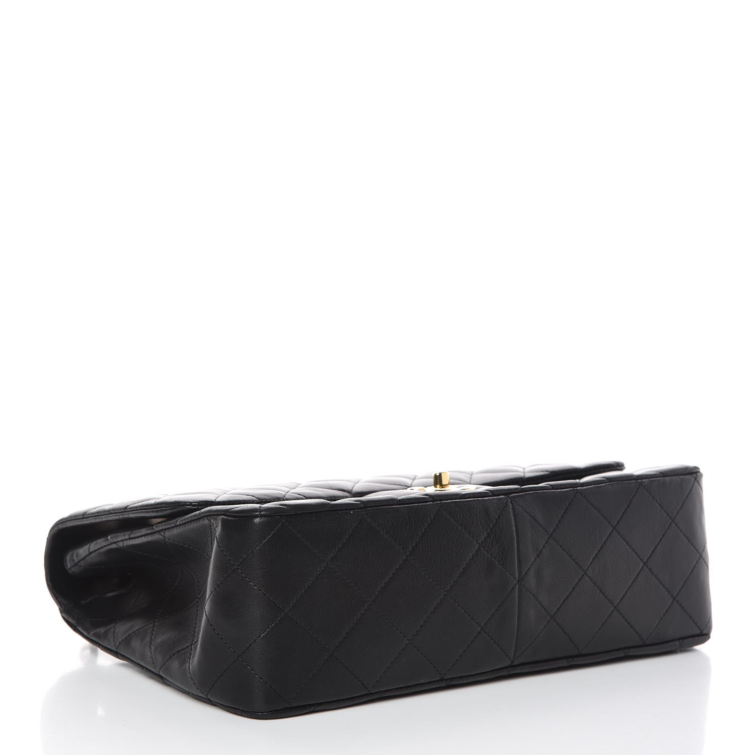 Chanel Lambskin Quilted Jumbo Single Flap Black 4 of 15