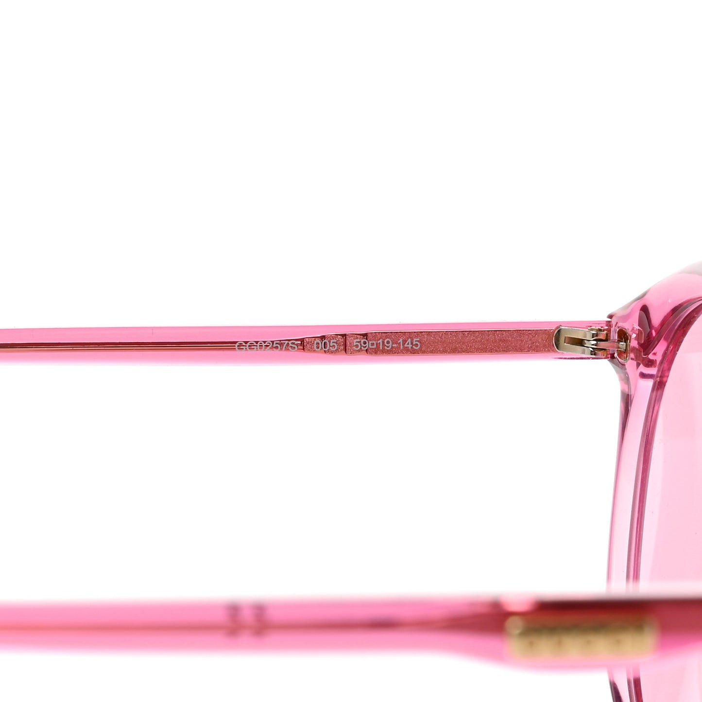 Acetate GG GG0257SA Sunglasses Pink