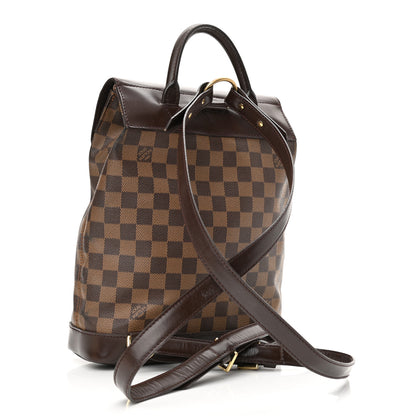 Louis Vuitton Damier Ebene Soho Backpack 3 of 11