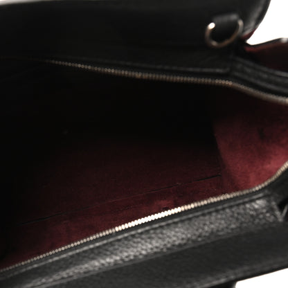 Mulberry Small Classic Grain Micro Bayswater Zip Tote Black 5 of 9