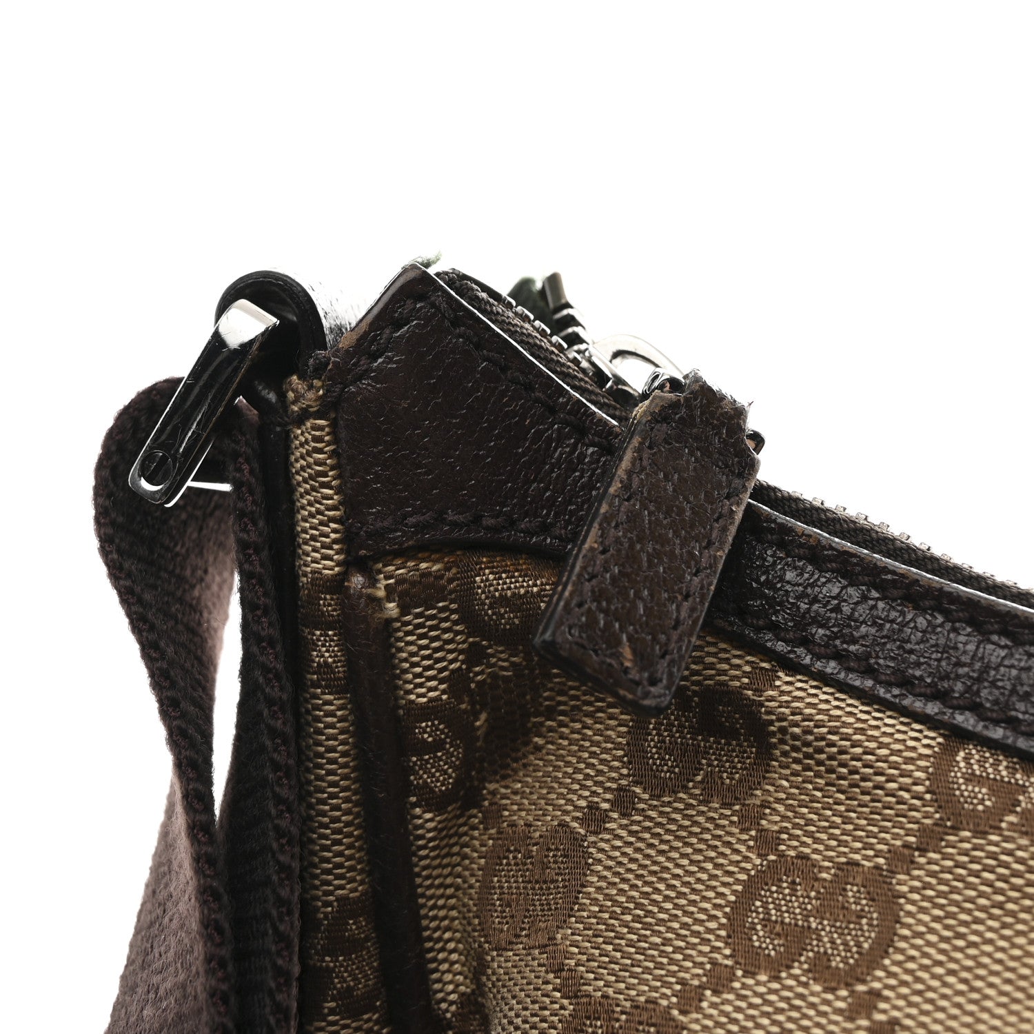 Gucci Monogram Messenger Bag Dark Brown 12 of 13