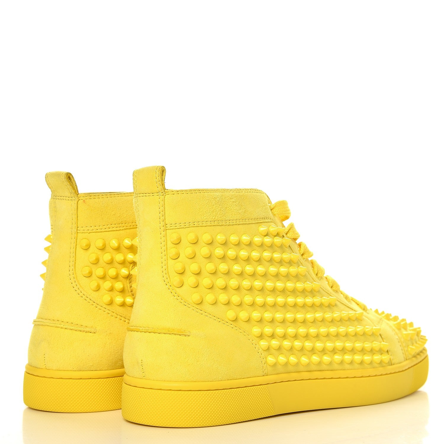 Christian Louboutin Mens Suede Louis Spikes Flat Sneakers 39.5 Sun 4 of 12