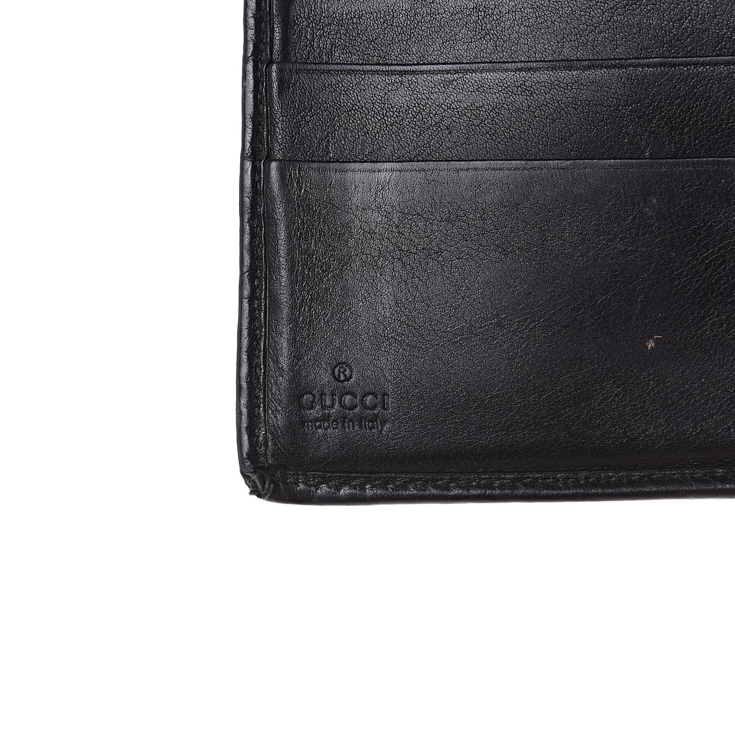 Guccissima Signature Bi-Fold Wallet Black