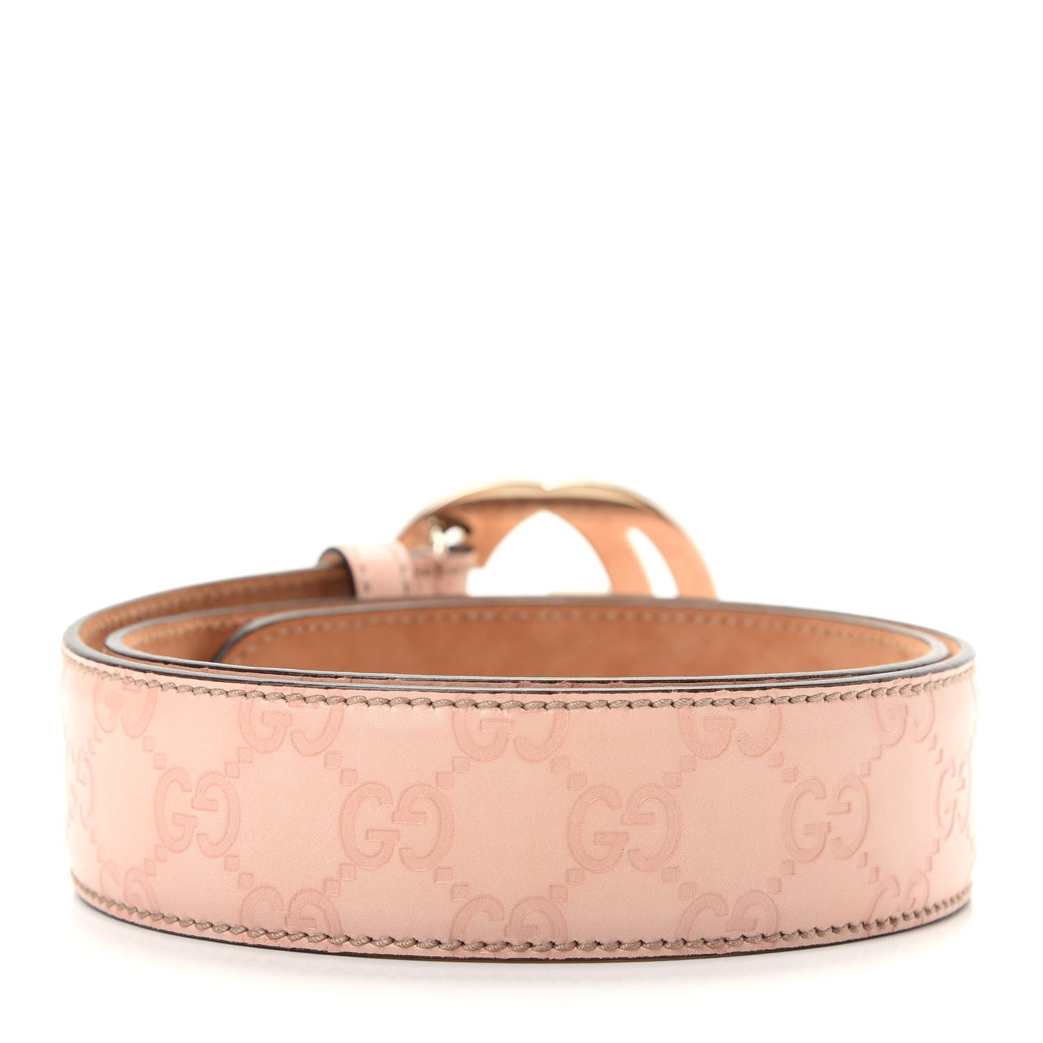 Gucci Guccissima Interlocking G Belt 80 32 Light Pink 2 of 5
