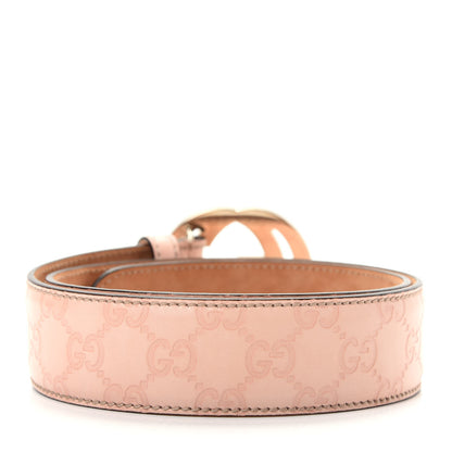 Gucci Guccissima Interlocking G Belt 80 32 Light Pink 2 of 5