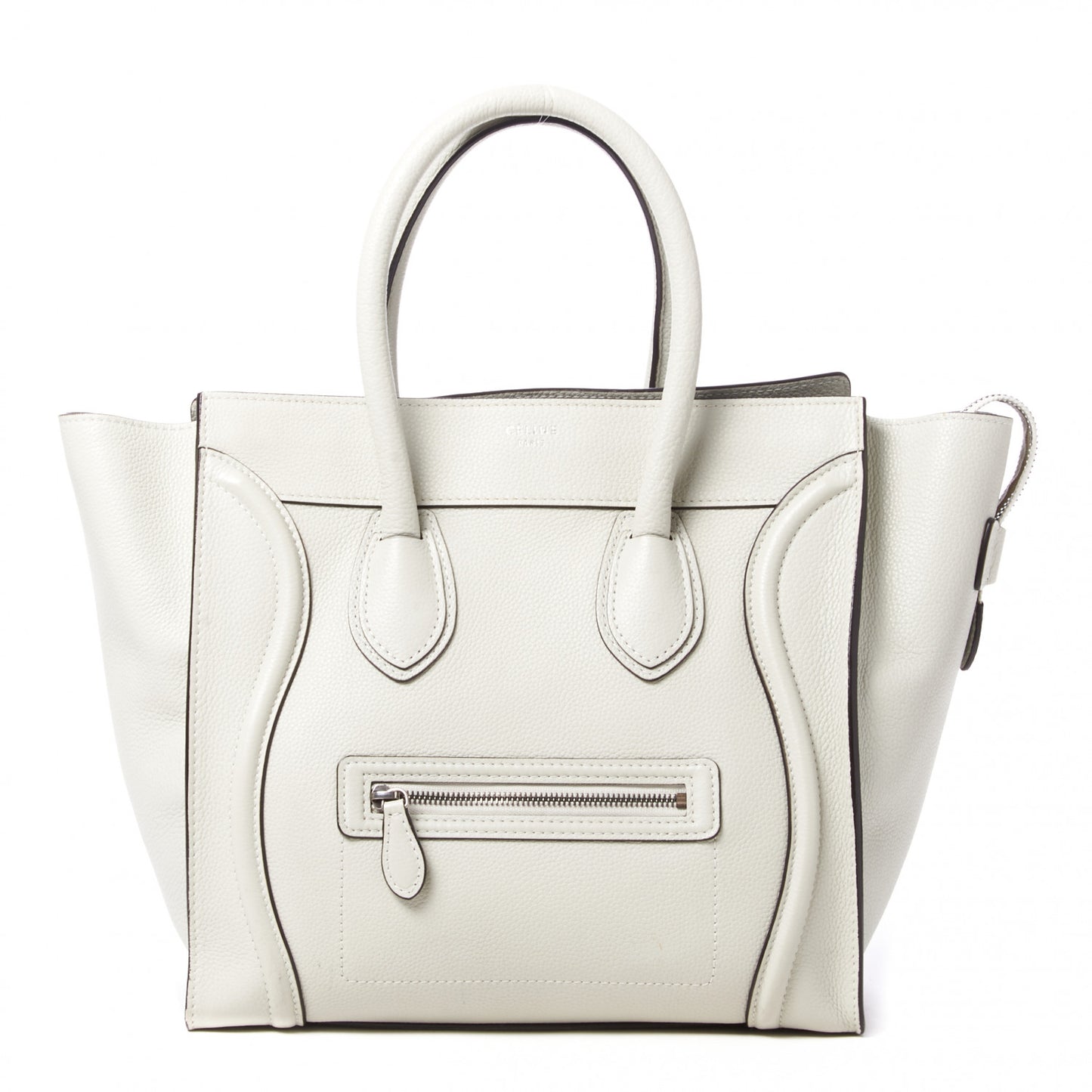 Drummed Calfskin Mini Luggage Lune
