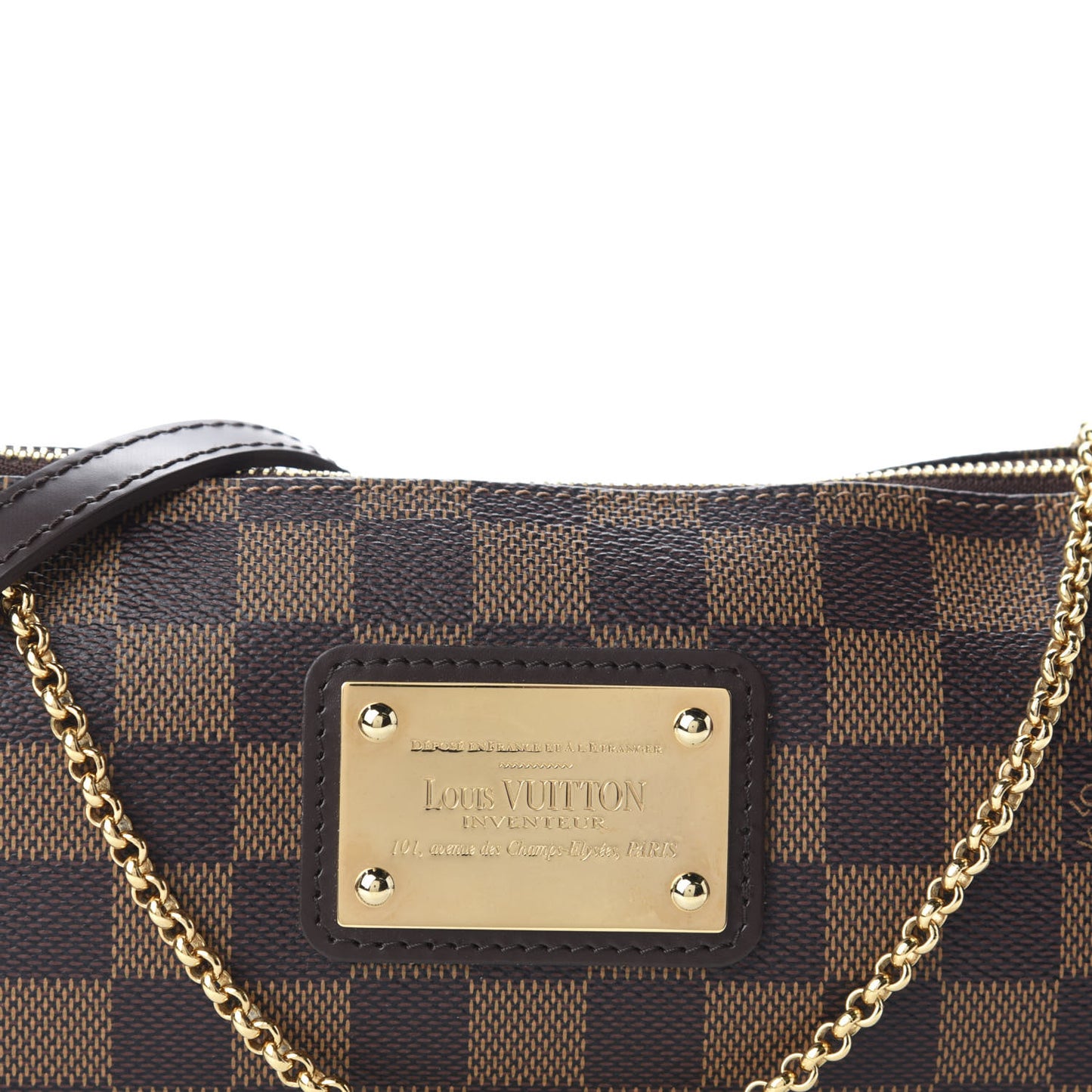Damier Ebene Eva Clutch