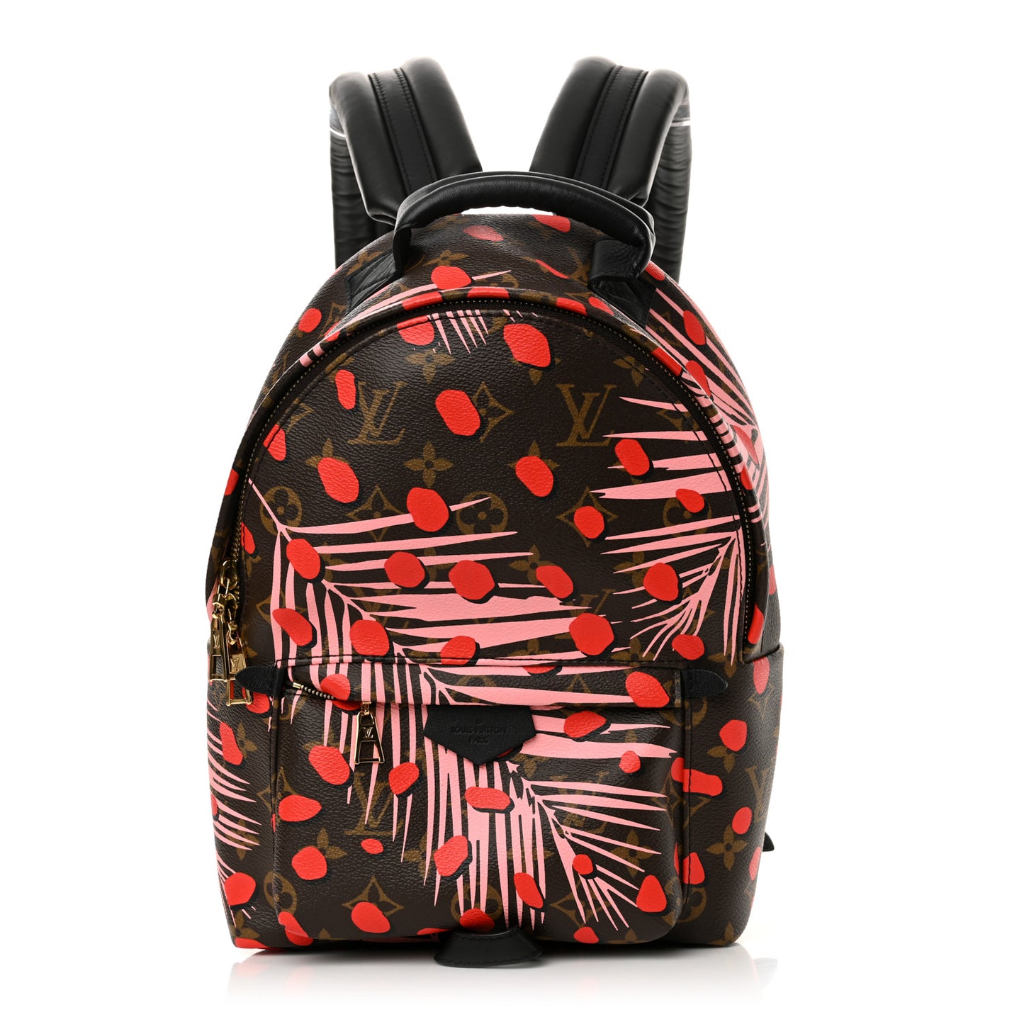 Monogram Jungle Dots Palm Springs Backpack PM Sugar Pink Poppy