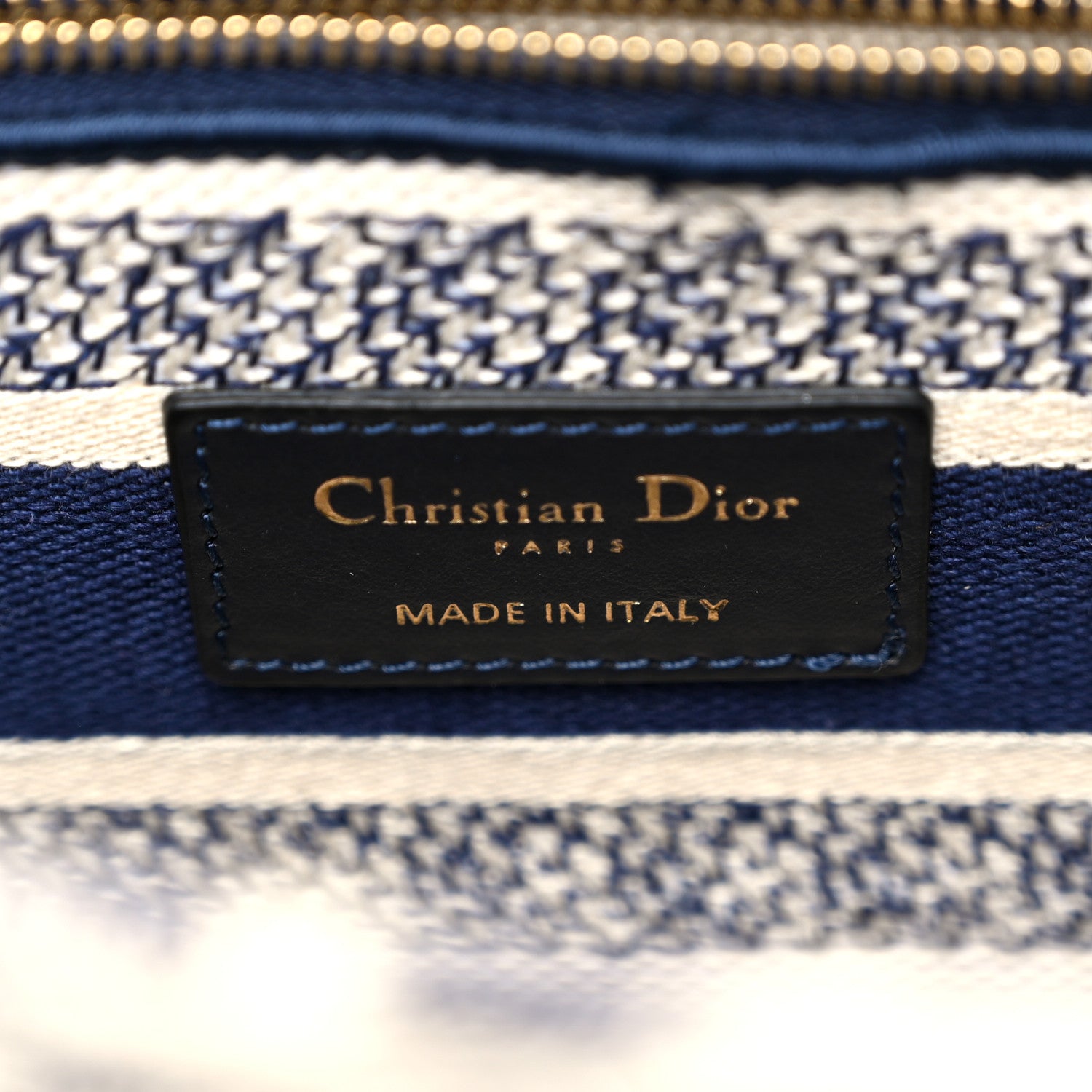 Christian Dior Toile de Jouy Embroidered Medium Lady D-Lite Blue 6 of 10