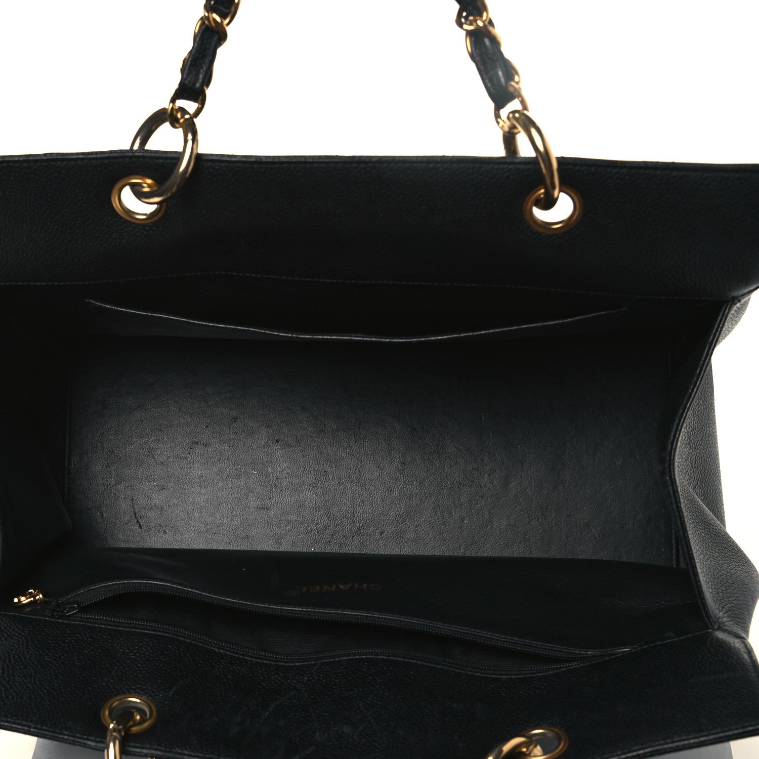 Chanel Caviar Quilted Grand Timeless Tote GTT Black 5 of 15