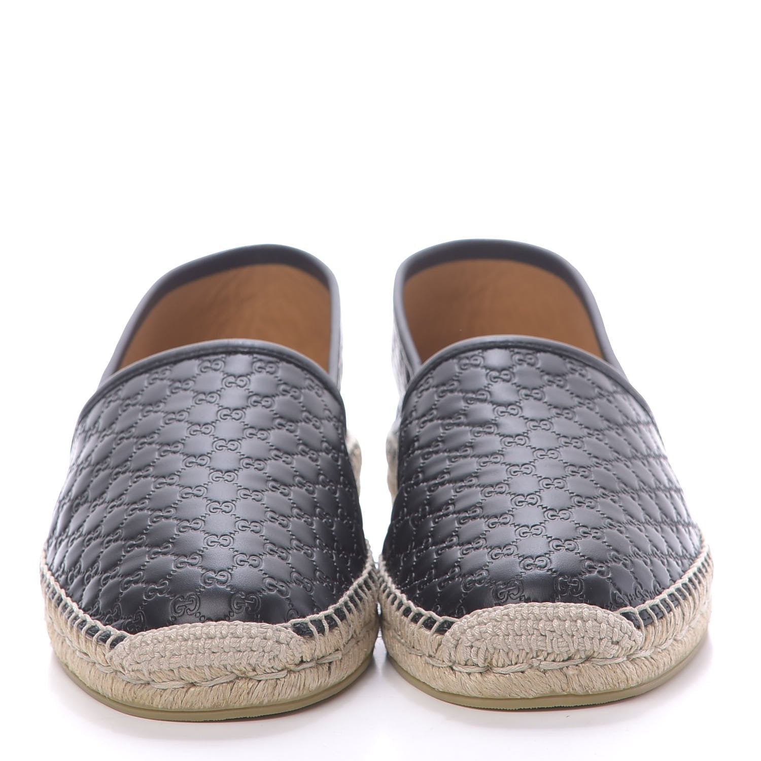 Gucci Microguccissima Signature Mens Espadrilles 6.5 Black 2 of 11
