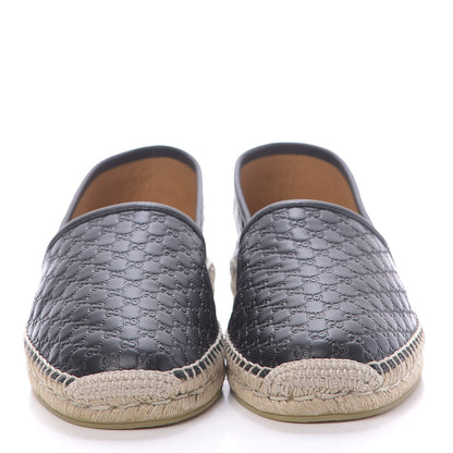 Gucci Microguccissima Signature Mens Espadrilles 6.5 Black 2 of 11
