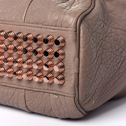 Alexander Wang Pebbled Lambskin Rockie Latte Rose Gold Hardware 7 of 9