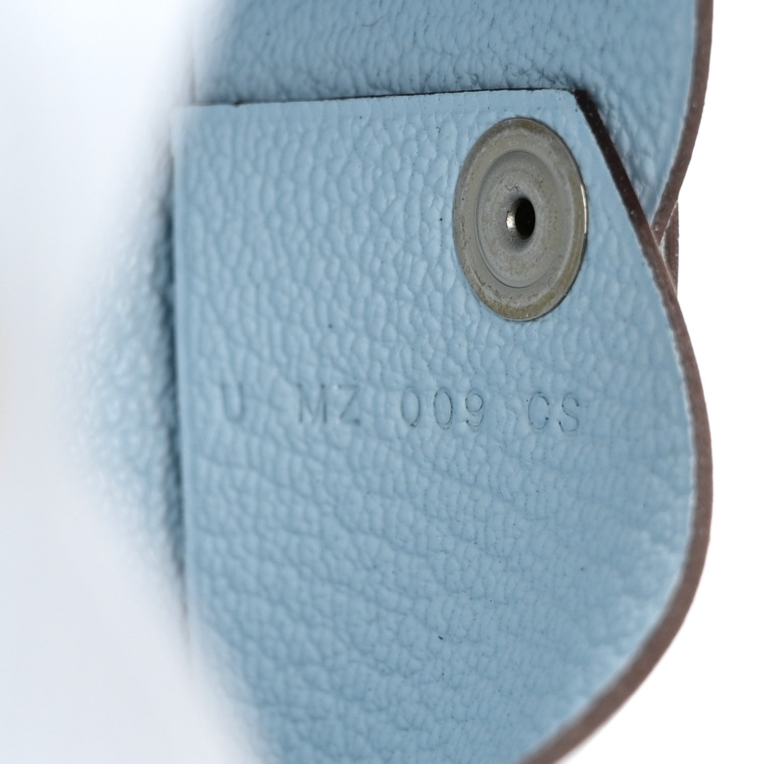 Hermes Swift Printed Cowboy Calvi Card Case Bleu Brume 7 of 8