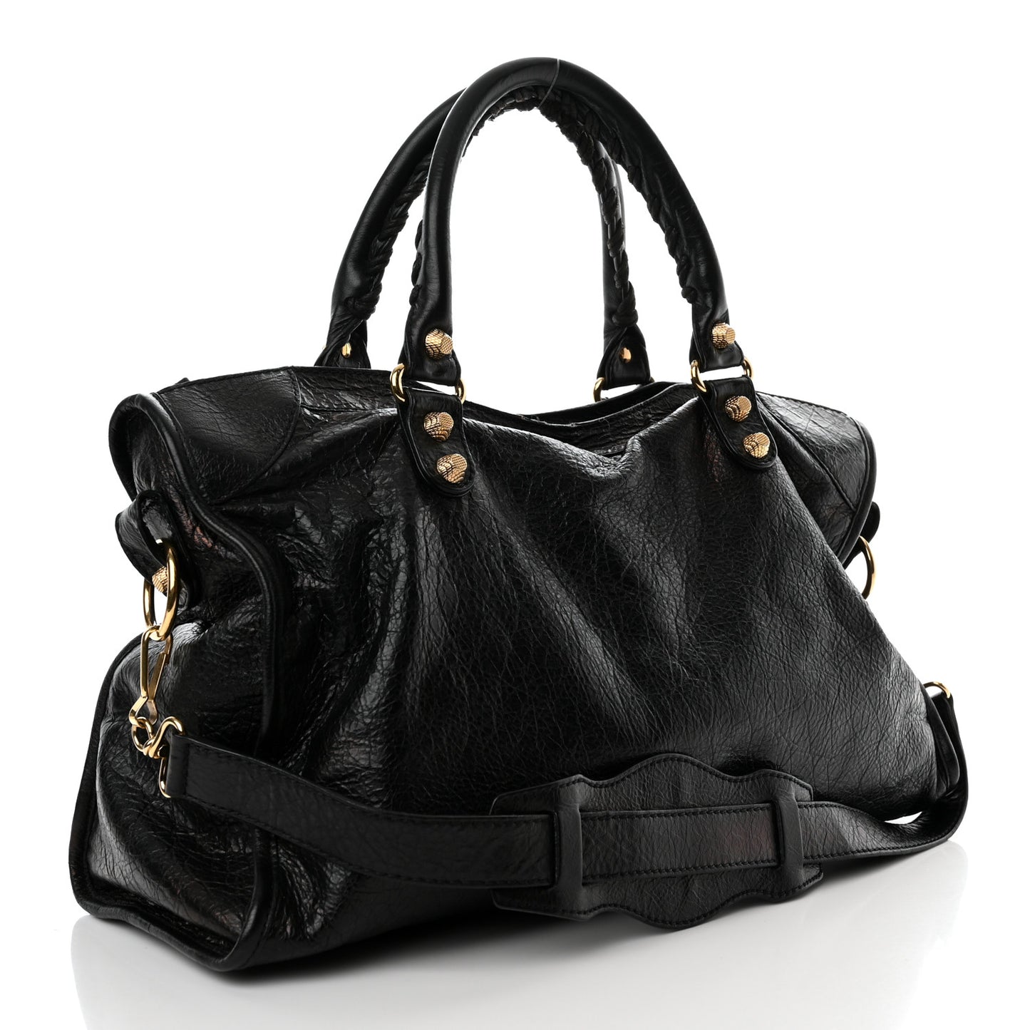 Agneau Giant 12 Gold Hardware City Black