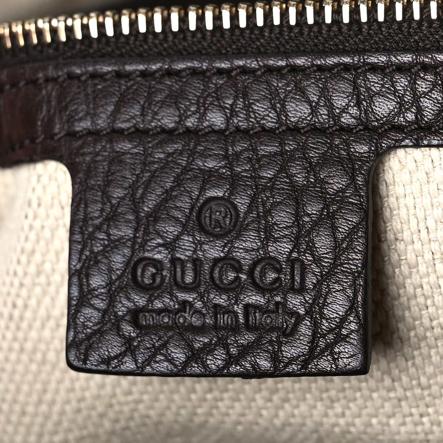 Gucci Monogram Medium Diana Bamboo Shoulder Bag Dark Brown 6 of 12