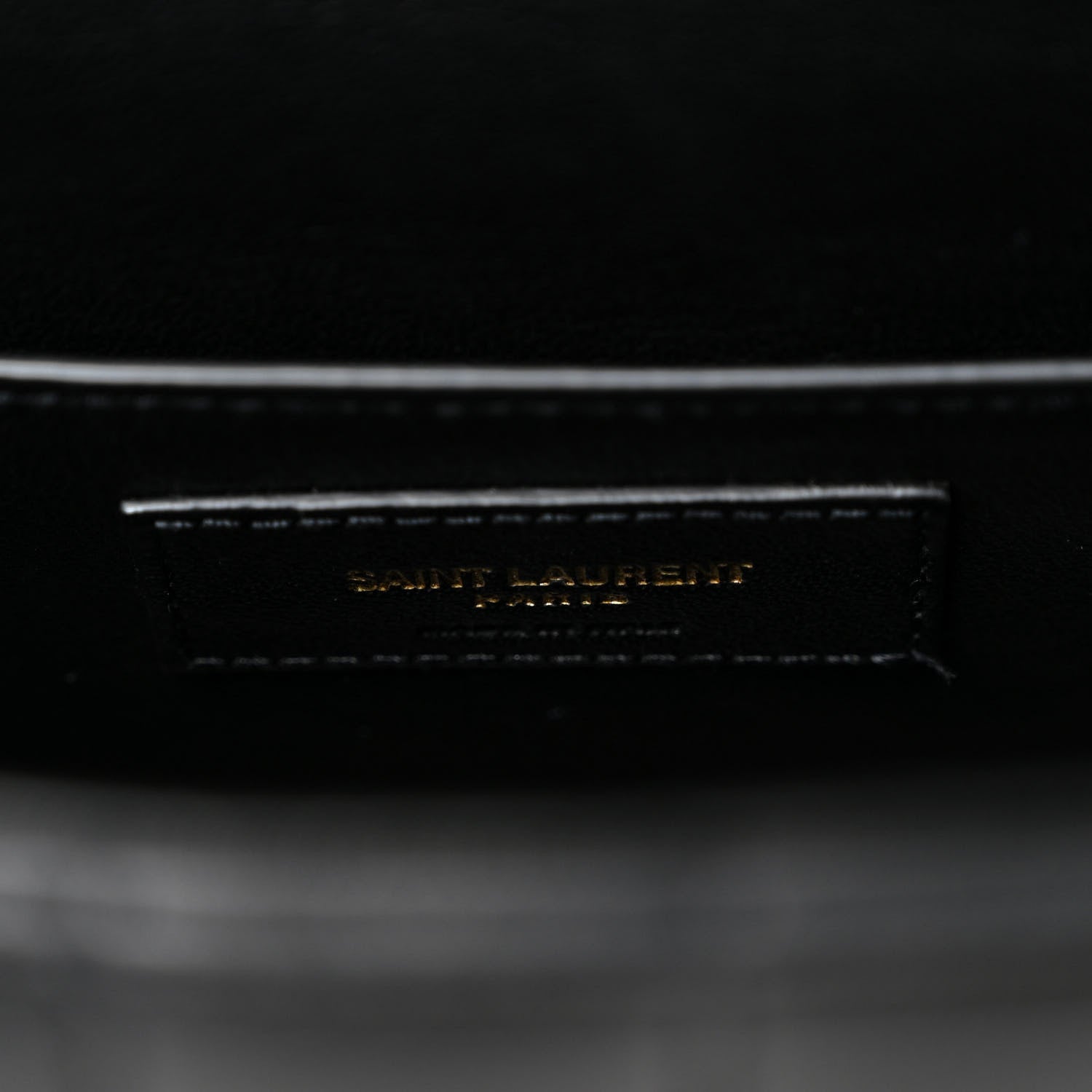 Saint Laurent Lambskin Matelasse Monogram Large Vicky Chain Bag Black 7 of 10