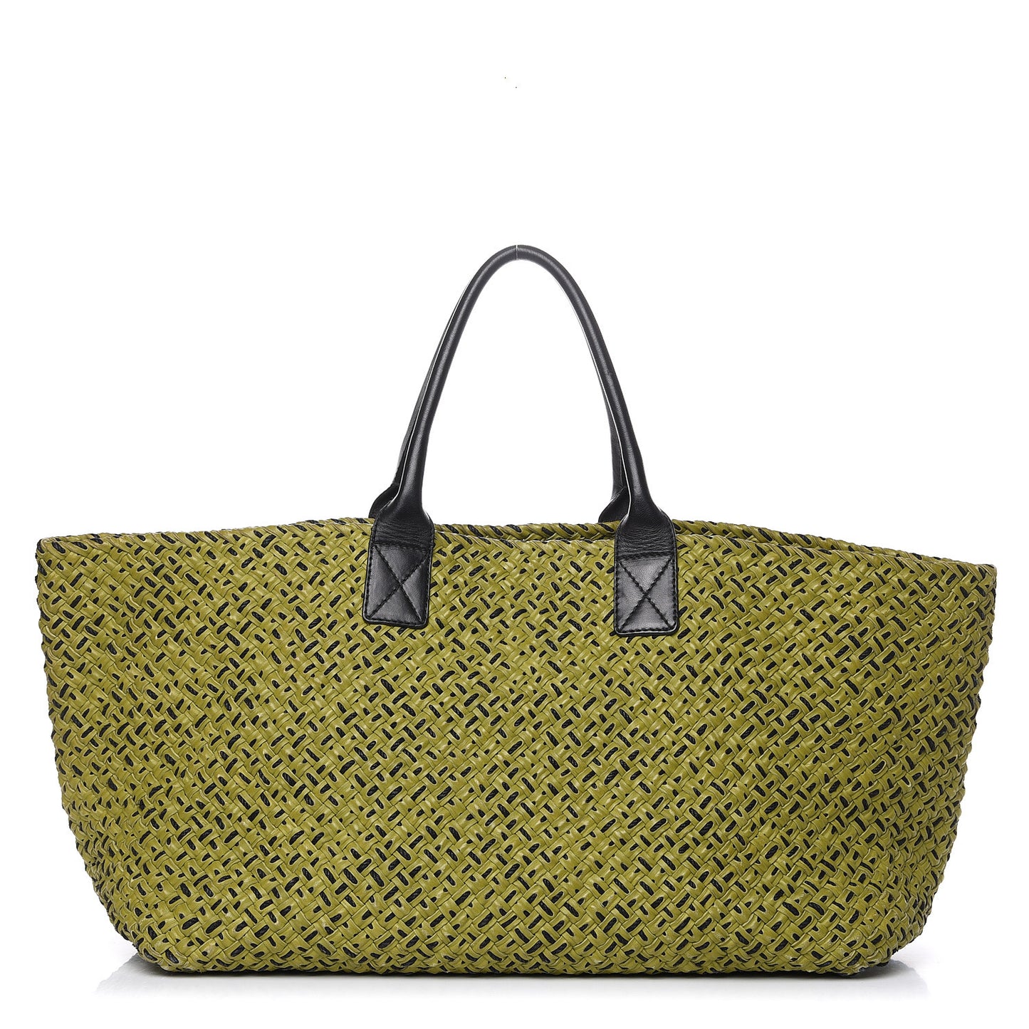 Nappa Intrecciato Large Cabat Green Black