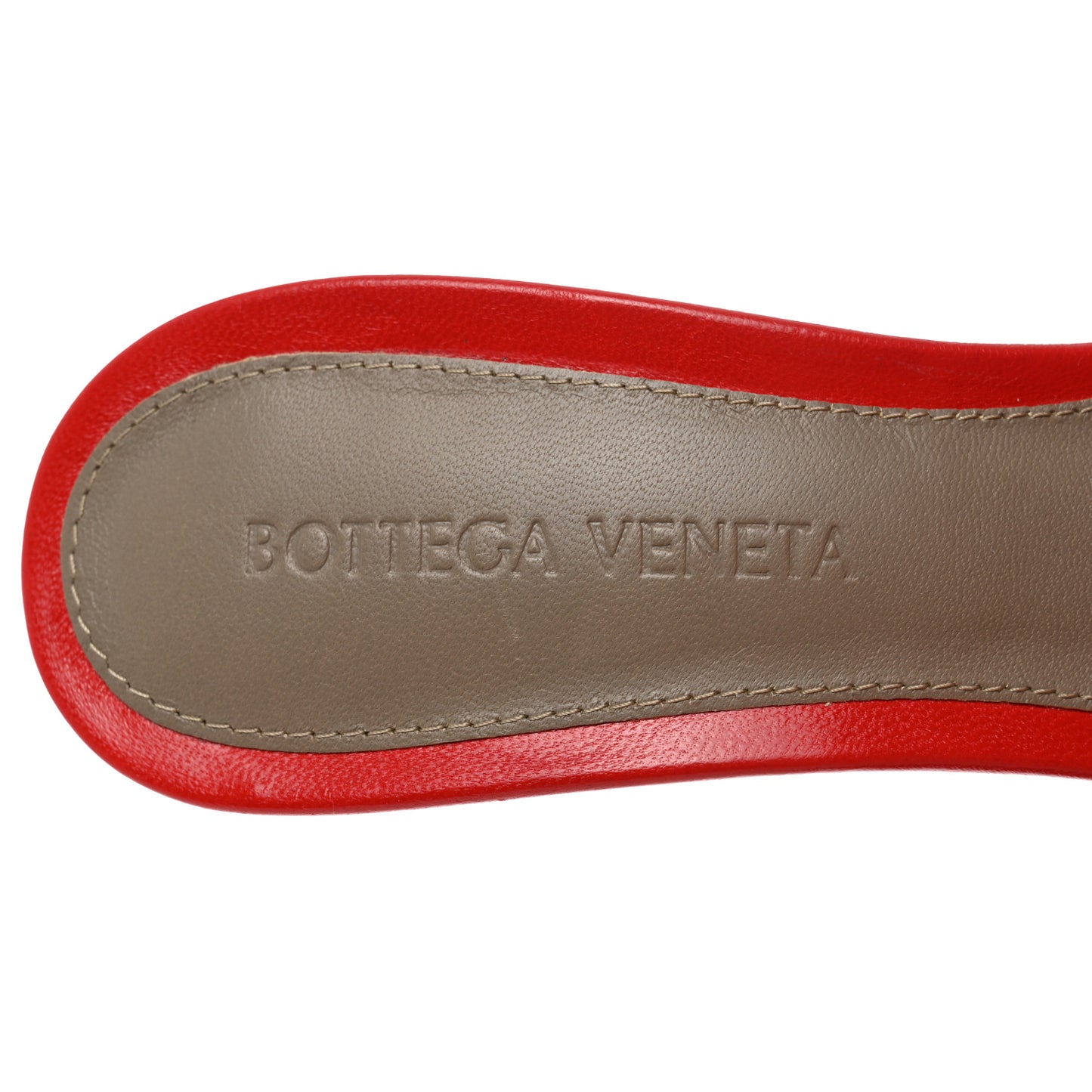 Shiny Nappa Intrecciato The Board Sandals 36 Nail Polish