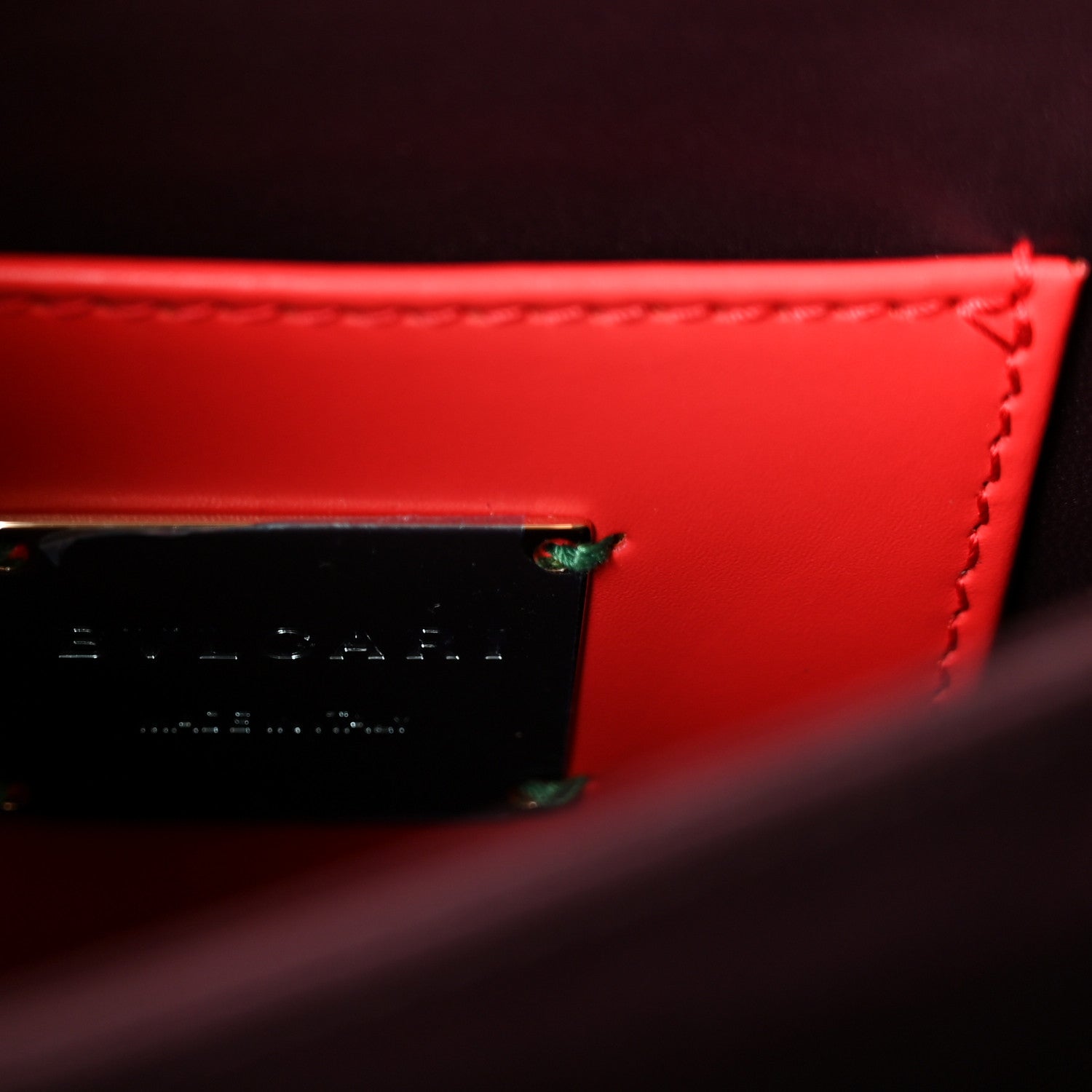 Bulgari Calfskin Galuchat Serpenti Forever Crossbody Red 7 of 12