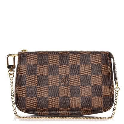 Louis Vuitton Damier Ebene Mini Pochette Accessories 1 of 8