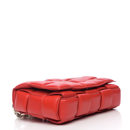 Bottega Veneta Lambskin Maxi Intreccio Padded Chain Cassette Crossbody Bag Nail Polish 3 of 8