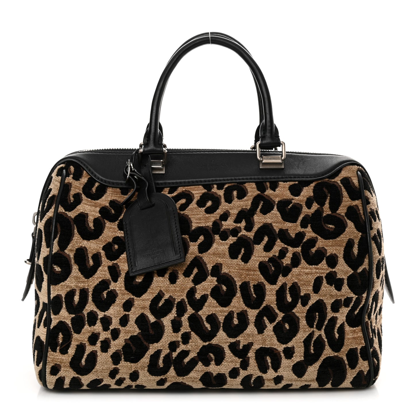 Jacquard Velvet Leopard Print Stephen Sprouse Speedy