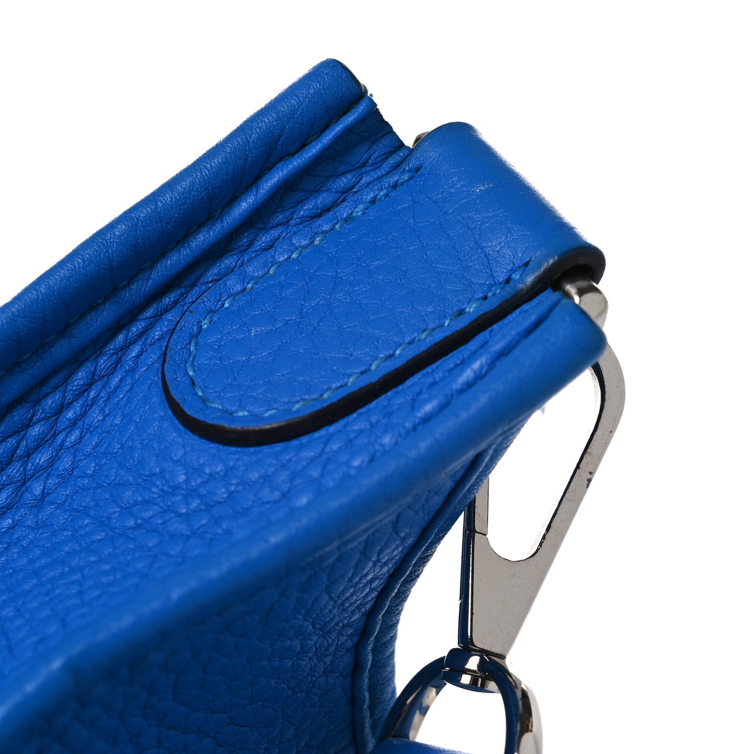 Hermes Taurillon Clemence Evelyne III PM Bleu Hydra 1842331