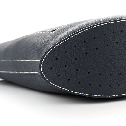 Delvaux Taurillon Pin Daily Surpique Bucket Navy 9 of 11