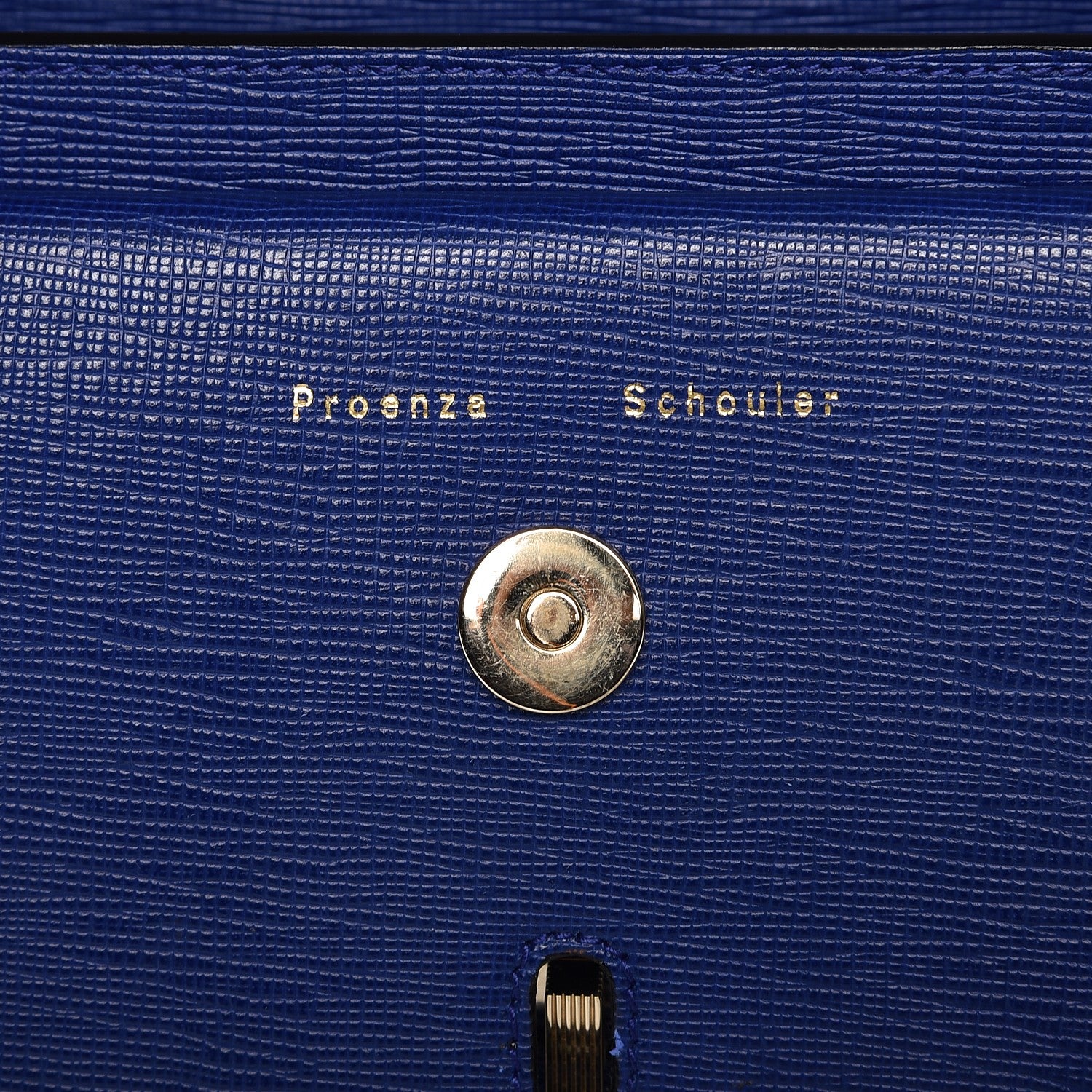 Proenza Schouler Linosa Calfskin PS11 Classic Shoulder Bag Ultramarine 7 of 7