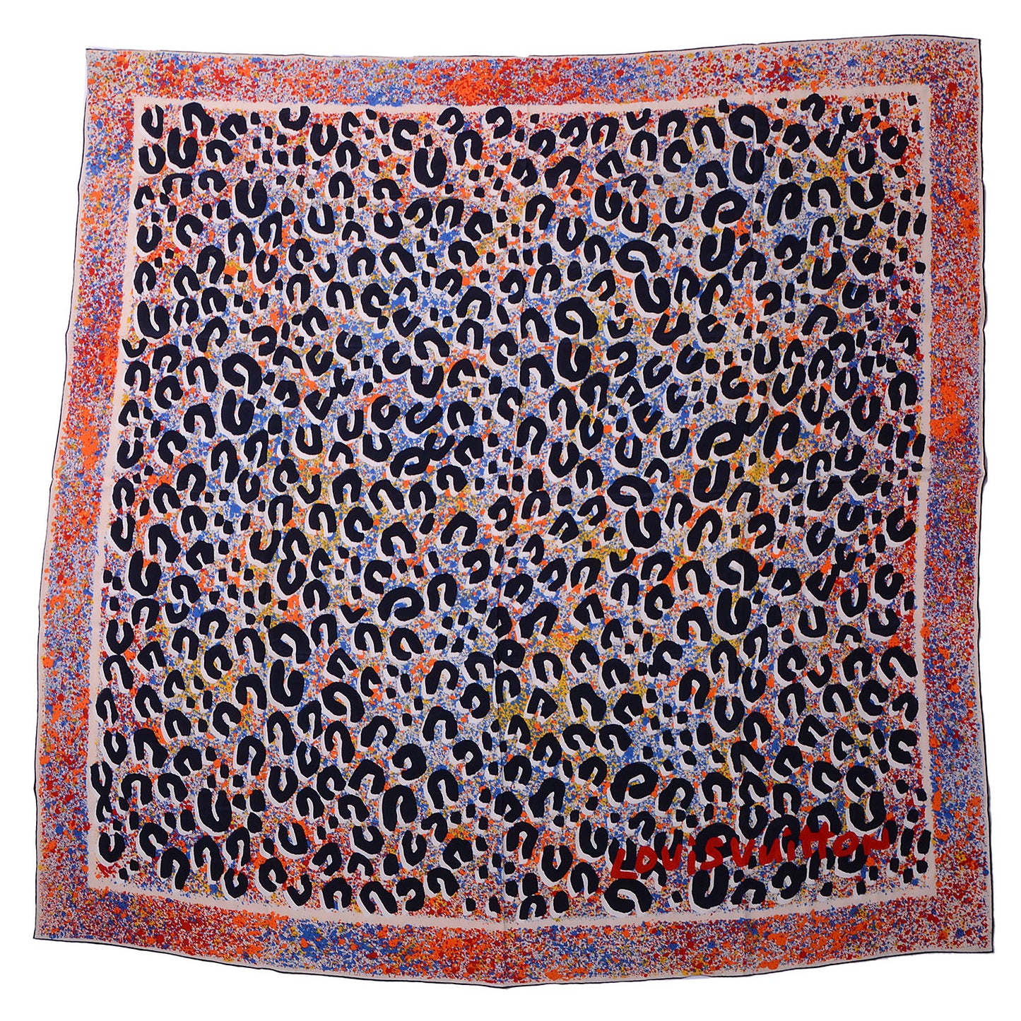 Silk Leo Spray Giant Square Piment