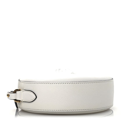 Versace Calfskin La Medusa Round Camera Bag White 4 of 10