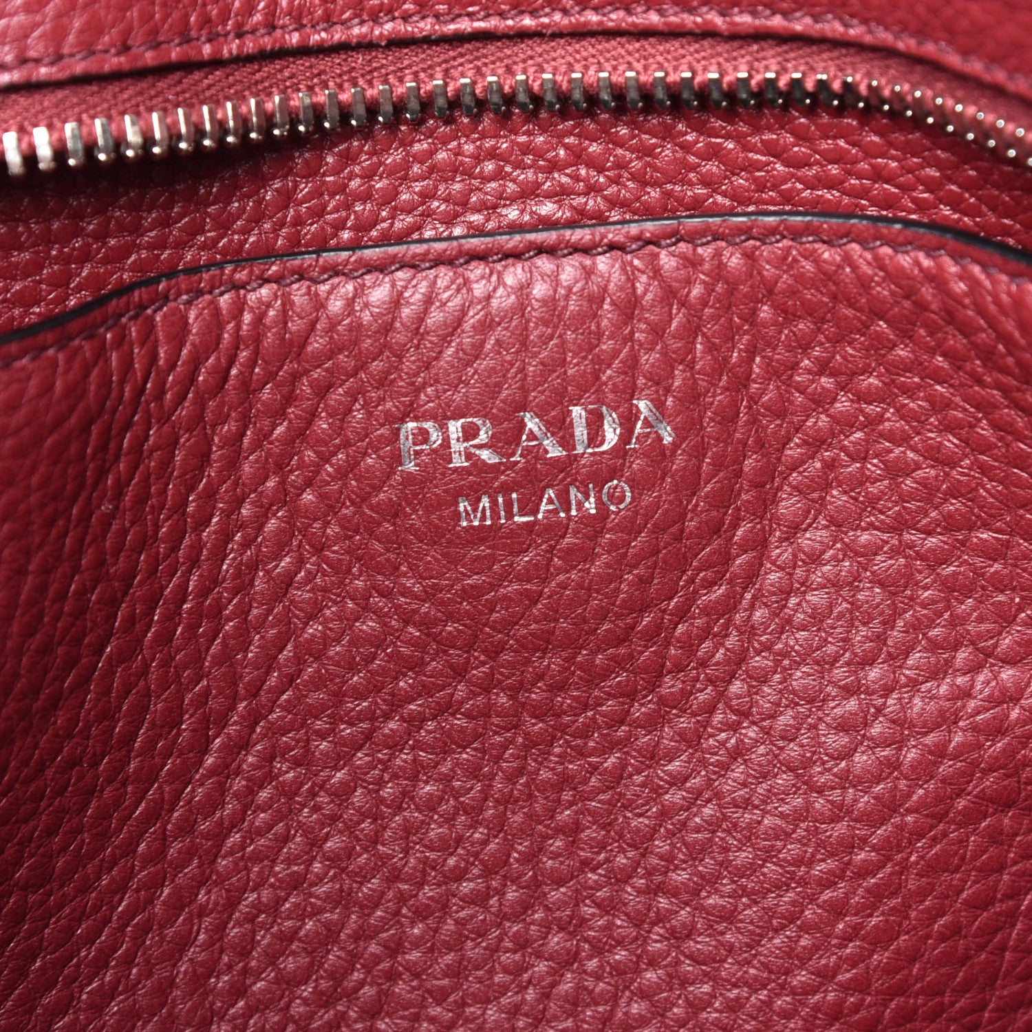 Prada Vitello Phenix Tote Cerise 6 of 8