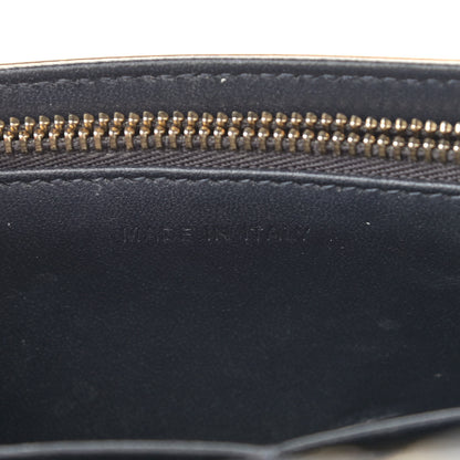 Christian Dior Metallic Patent Micro-Cannage Diorama Wallet on Chain Pouch Gold 7 of 12