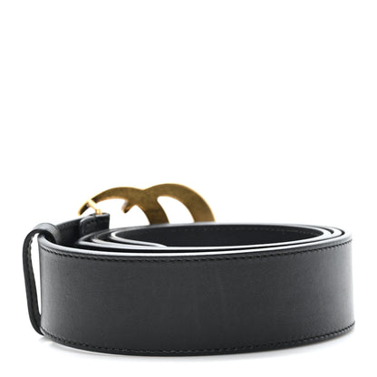 Gucci Calfskin Double G 40mm Belt 95 38 Black 2 of 4