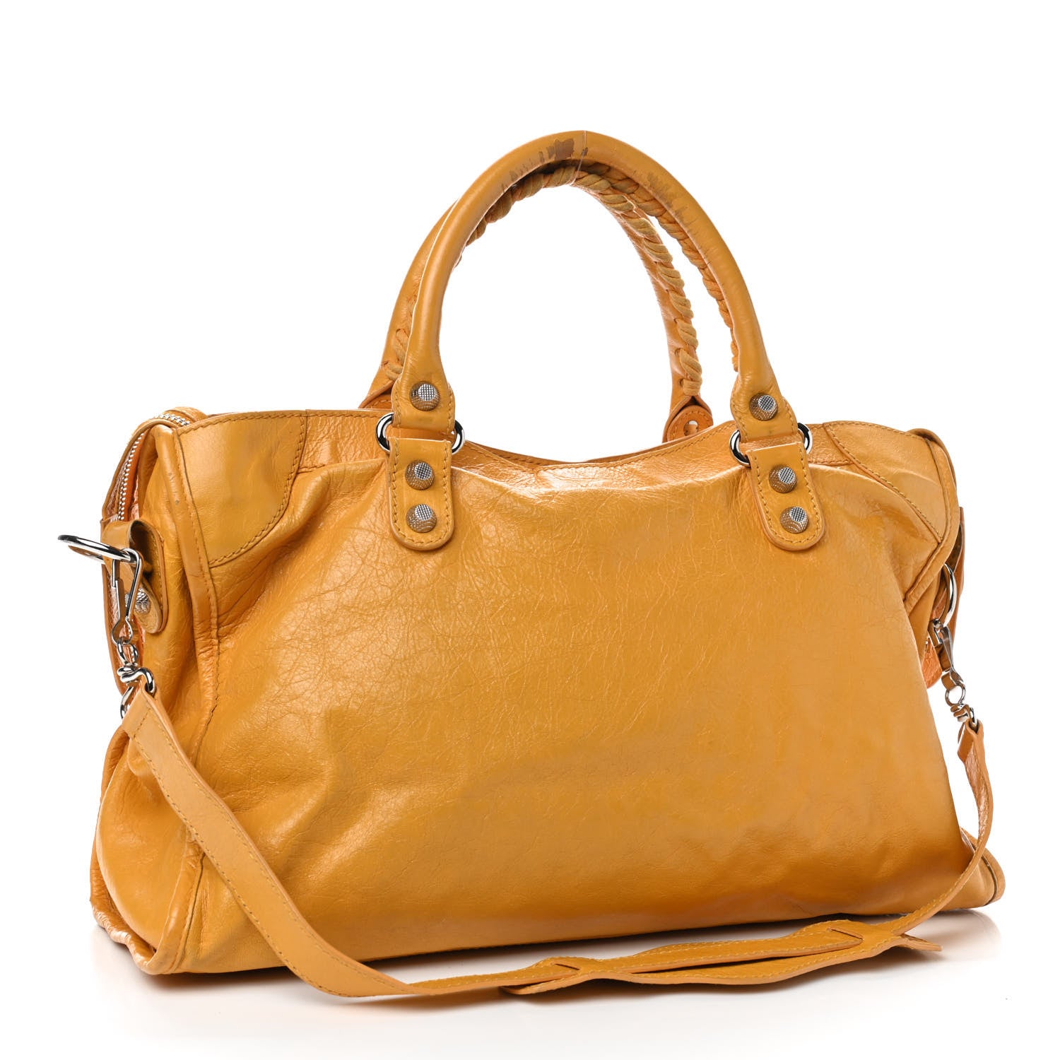 Balenciaga Agneau Giant 12 Silver Hardware City Mangue 2 of 16