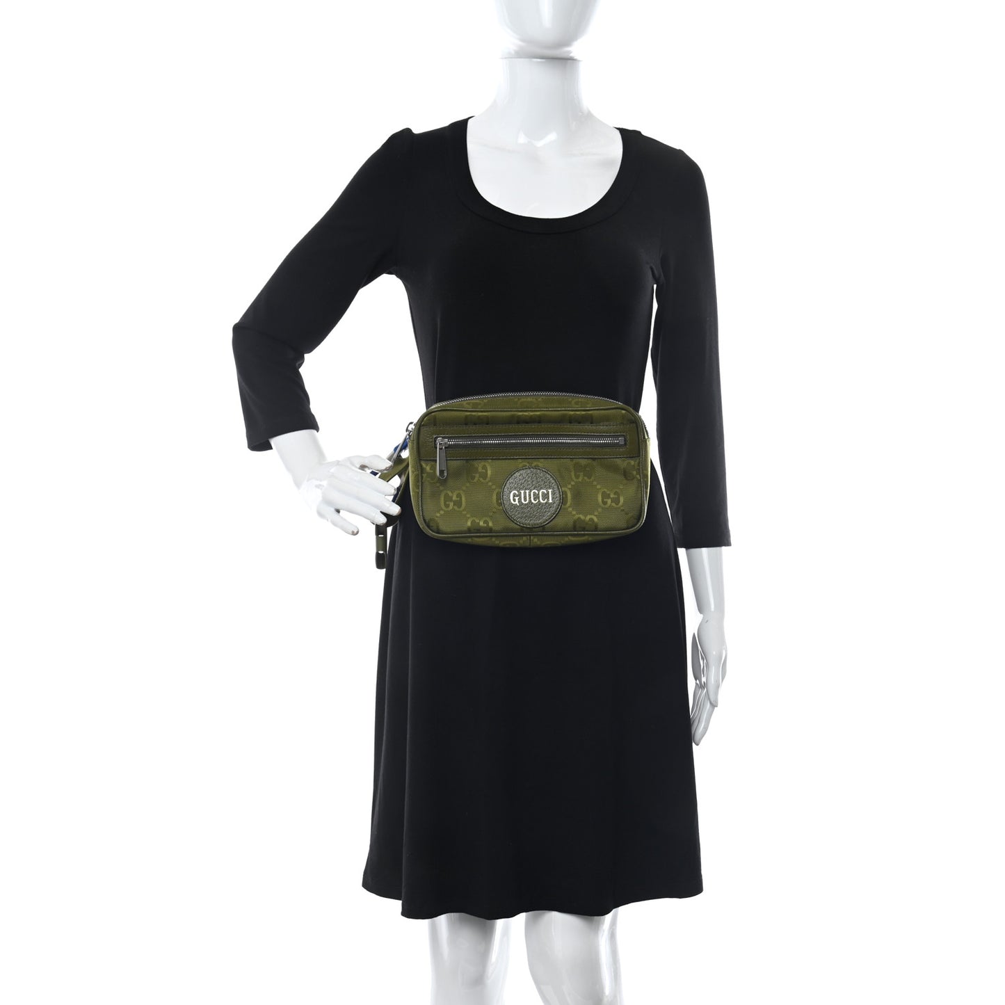 Econyl Nylon Monogram Off The Grid Belt Bag Juniper Green