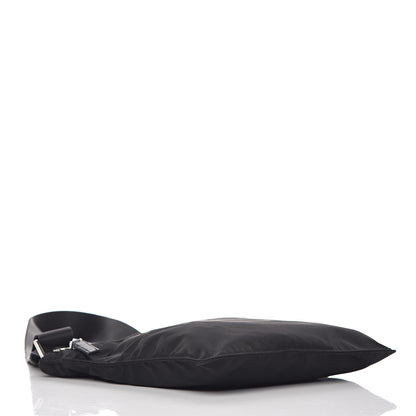 Prada Nylon Vela Flat Messenger Bag Black 4 of 9