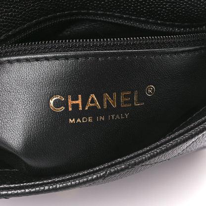 Chanel Caviar Quilted Mini Sweetheart Flap Black 6 of 11