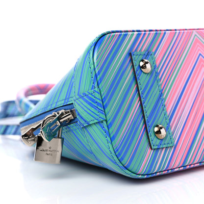 Louis Vuitton Epi Tropical Alma BB Blue Rose 7 of 8