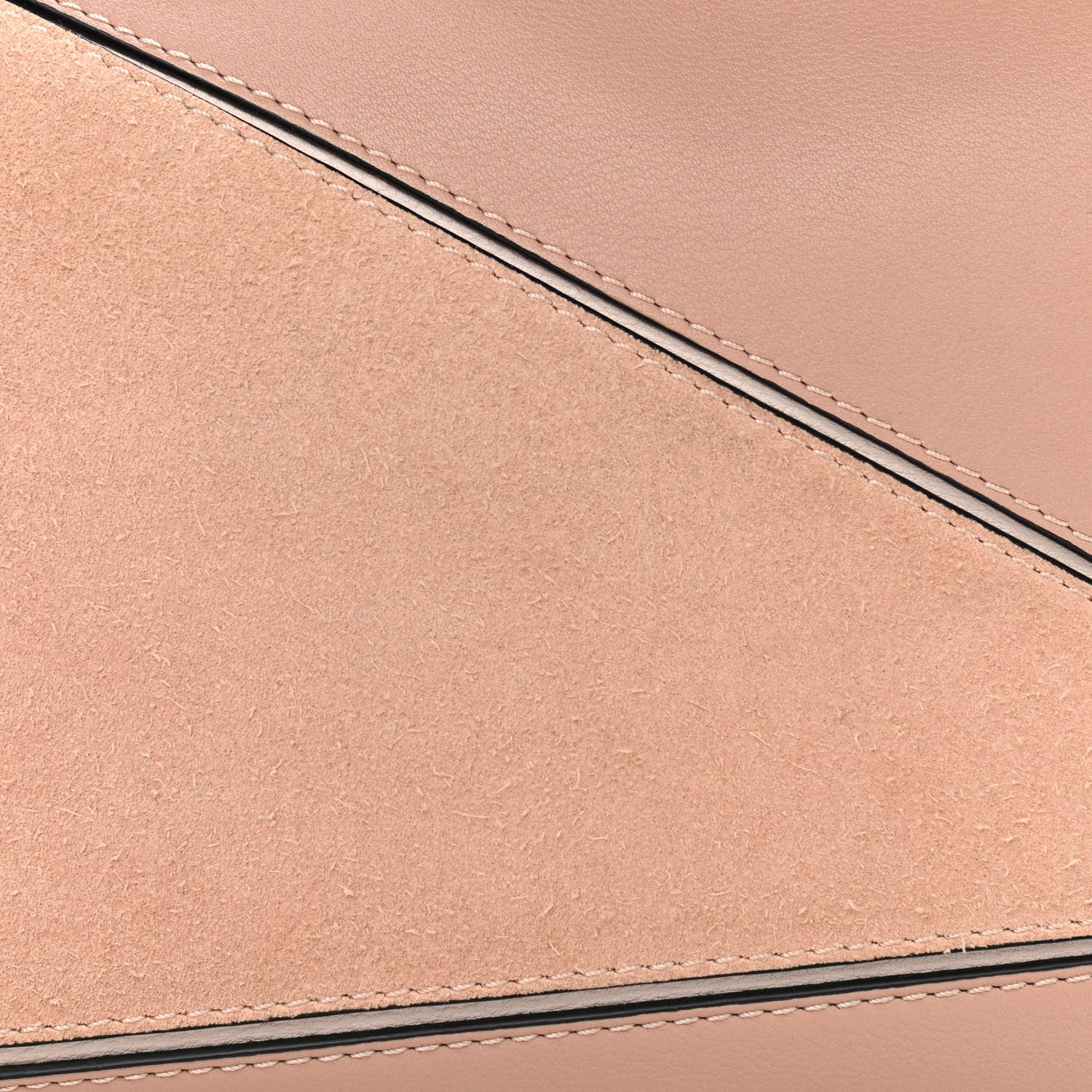 Loewe Calfskin Suede Medium Puzzle Bag Blush 8 of 10